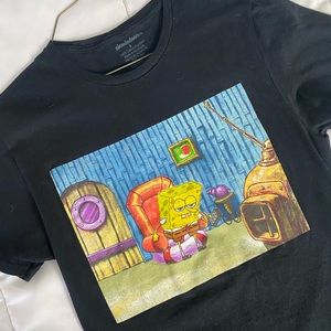 Funny SpongeBob graphic tee NWOT
